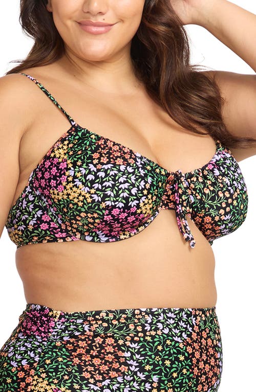 Artesands Davignon Degas Ruched Side Bikini Bottoms In Black