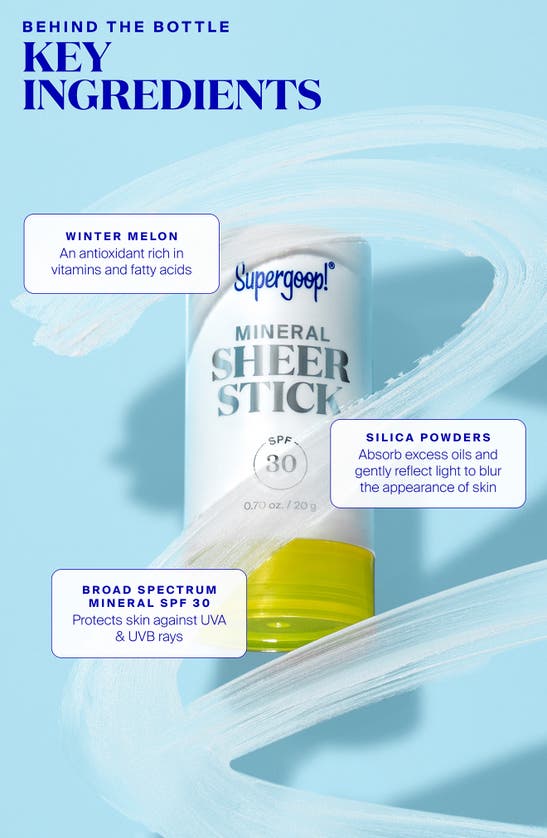 Shop Supergoop Mineral Sheer Stick Spf 30