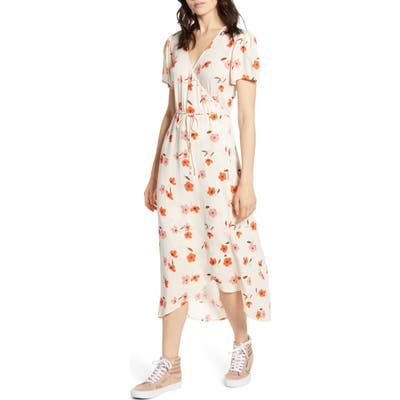 Billabong Floral Fields Midi Dress, Ivory
