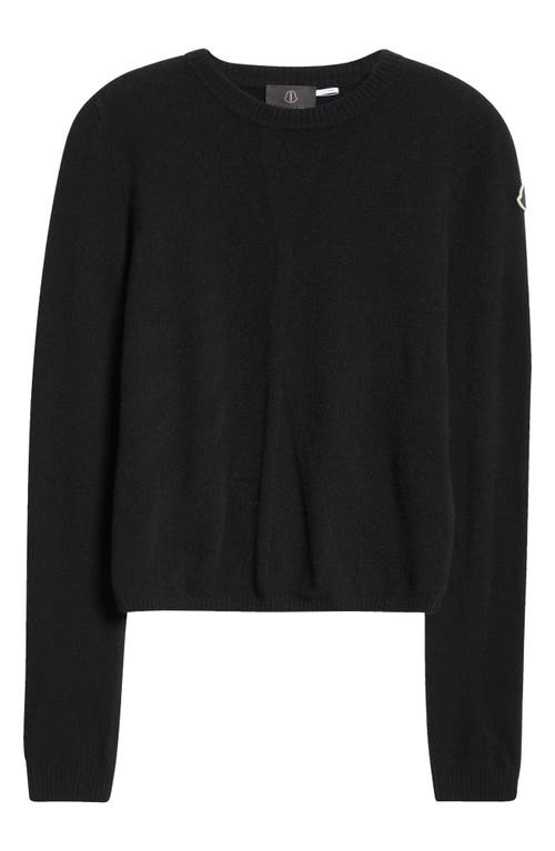 Moncler X Rick Owens Wool & Cashmere Crewneck Sweater In 999-black