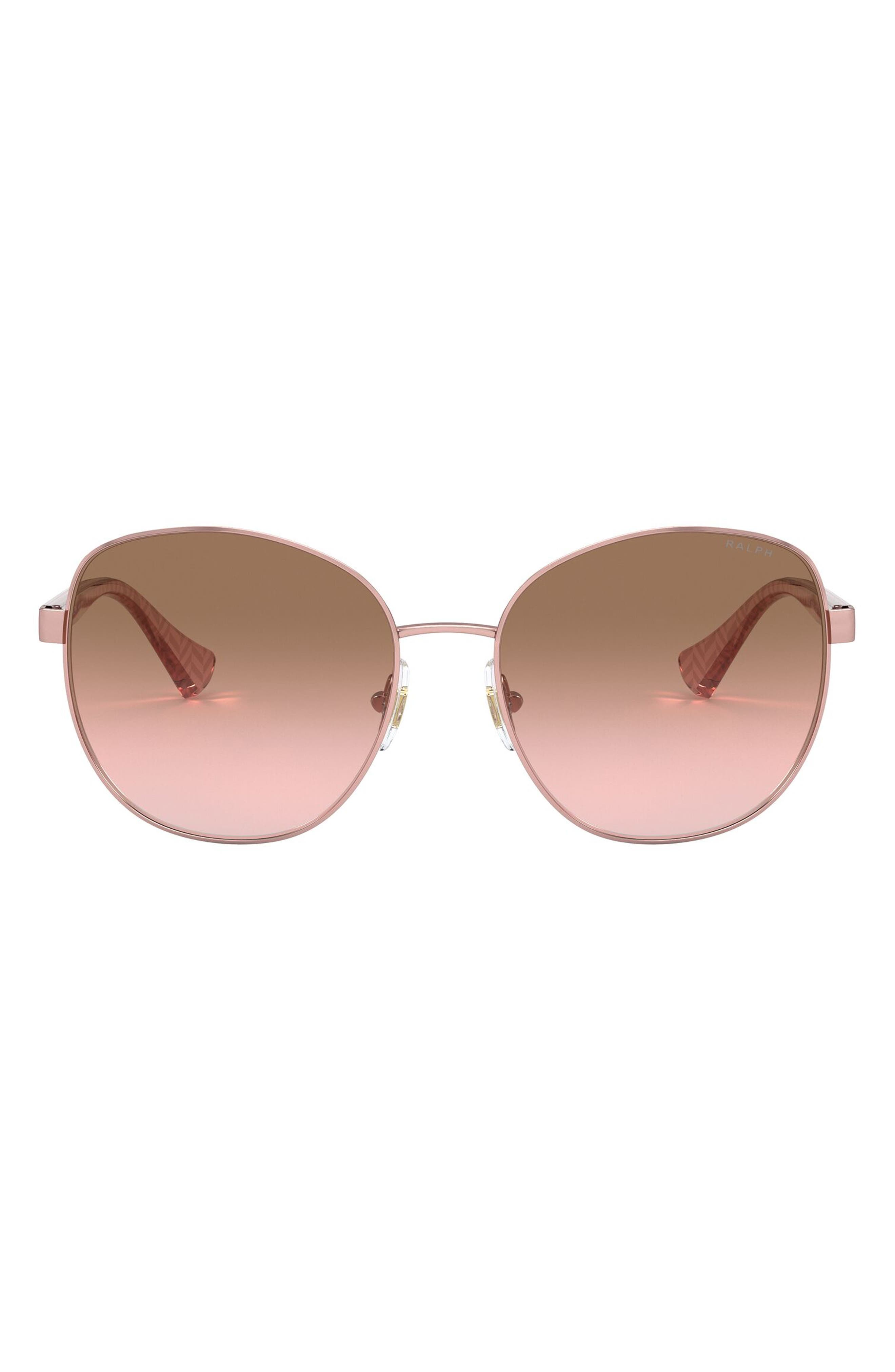 EAN 8056597223706 product image for Men's Ralph Lauren 57mm Gradient Round Sunglasses - Rose Gold | upcitemdb.com