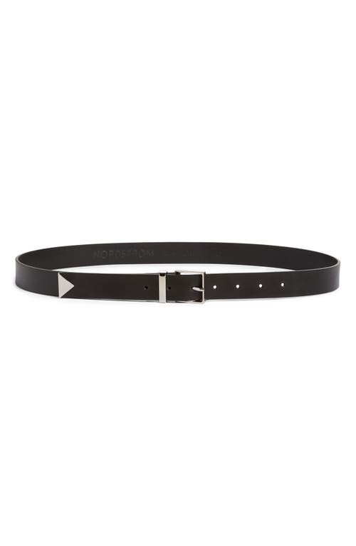 Palmer Leather Belt in Black