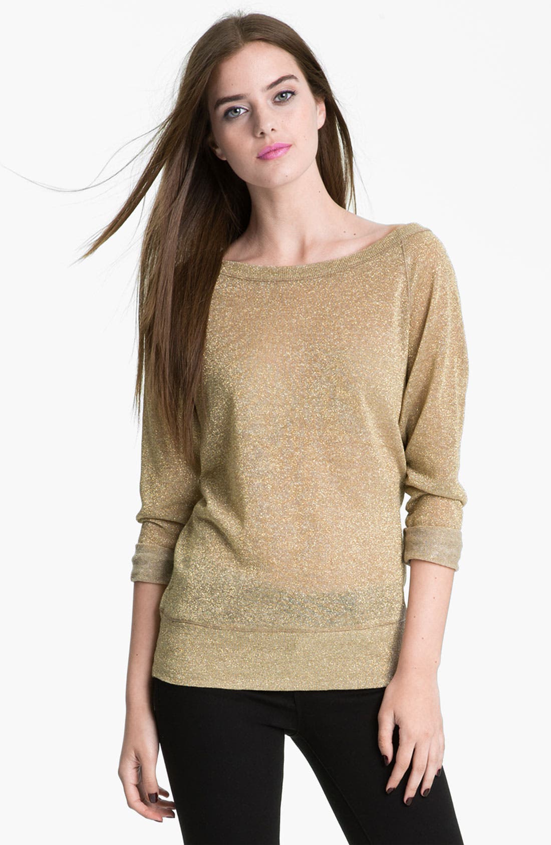 Bailey 44 'Cold Sweat' Metallic Sweater Nordstrom