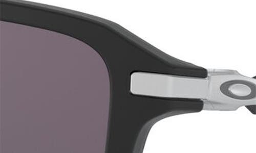 Oakley Square Frame Full-frame Sunglasses In Satin Black/prizm Grey