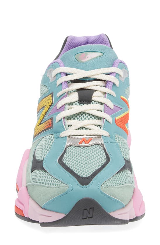 New Balance 9060 Trainer In Sage Leaf/ Neo Flame ModeSens