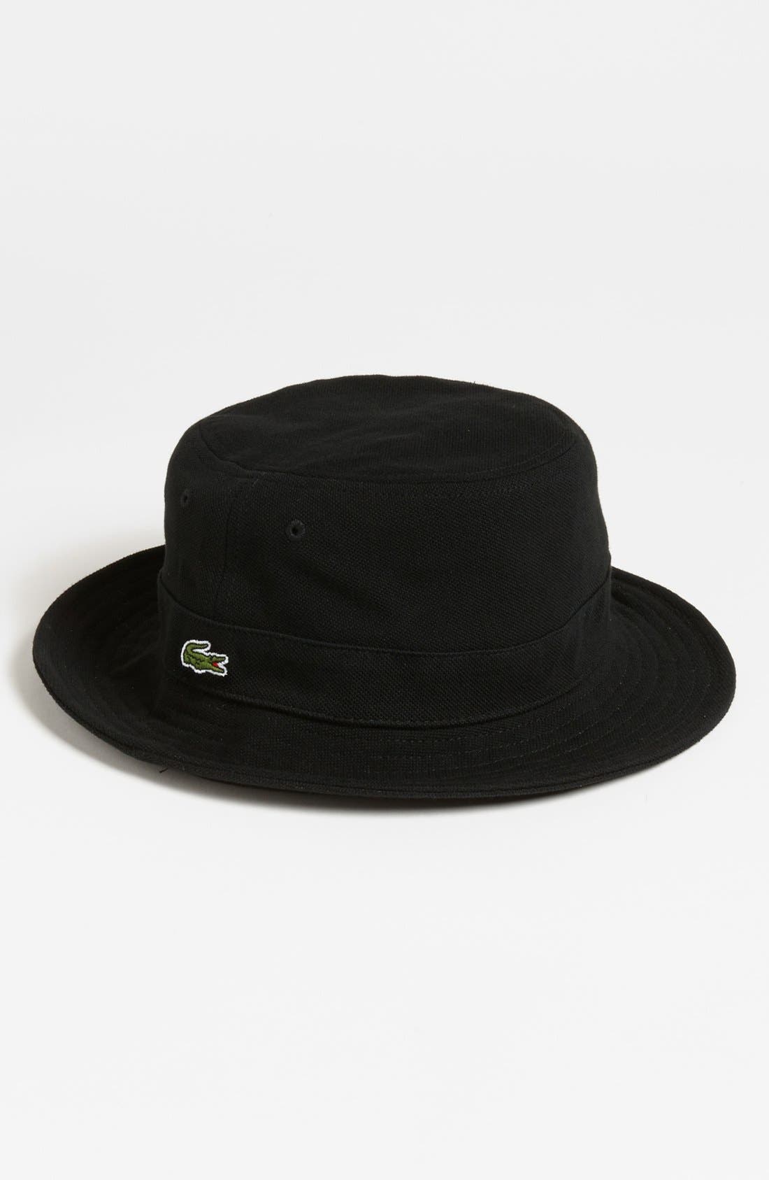 lacoste black bucket hat