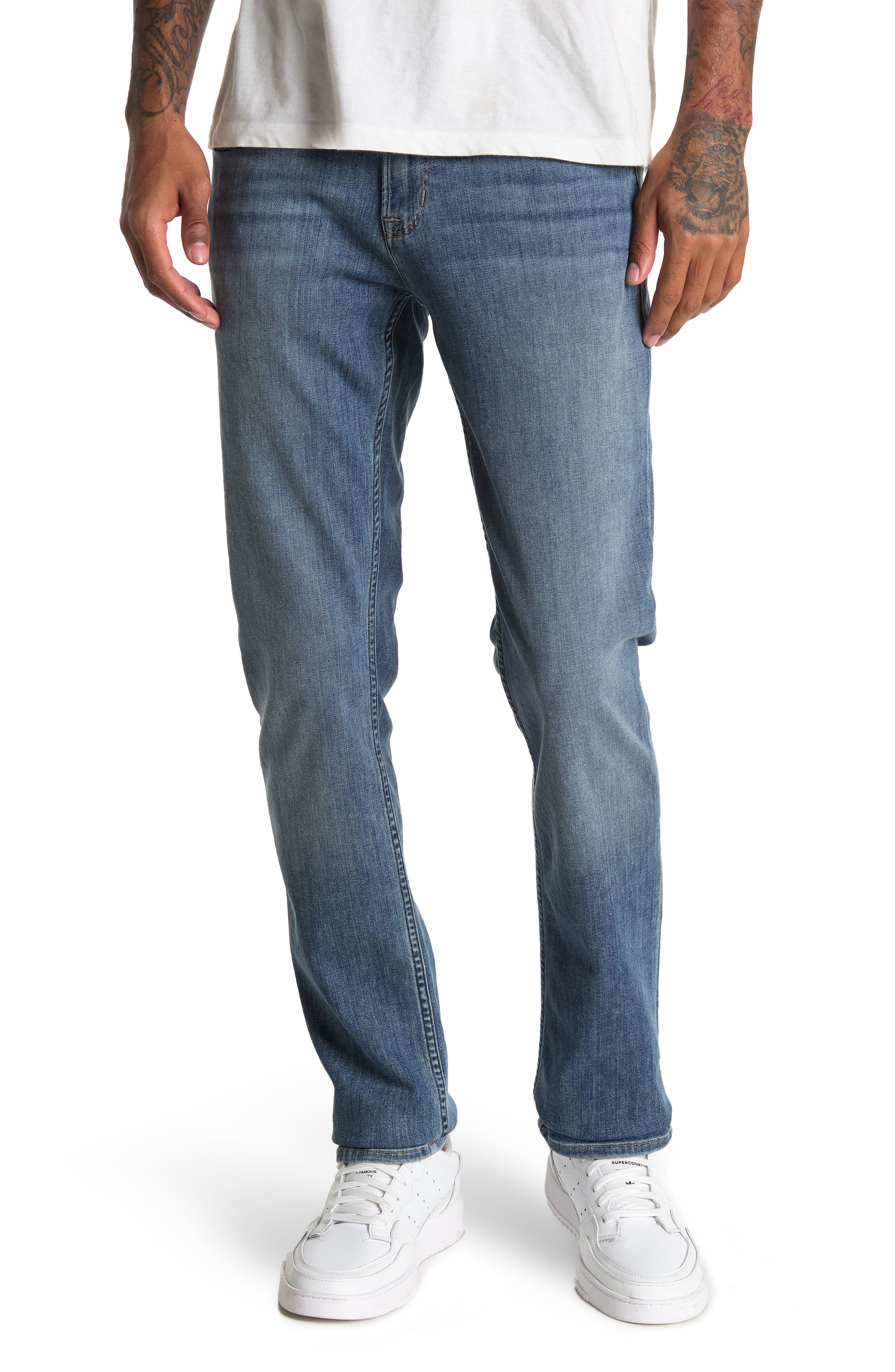 levi's wedgie straight ankle in tango fray