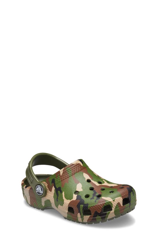 Crocs Kids' Boys Classic Clog In Camo/camo | ModeSens