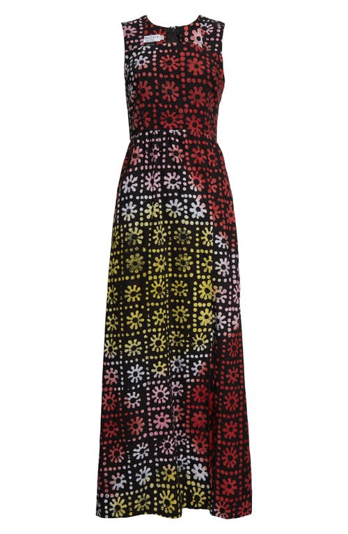 Shop Busayo Yinka Maxi Dress In Black Multi