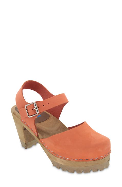 Women's Orange Heeled Sandals | Nordstrom