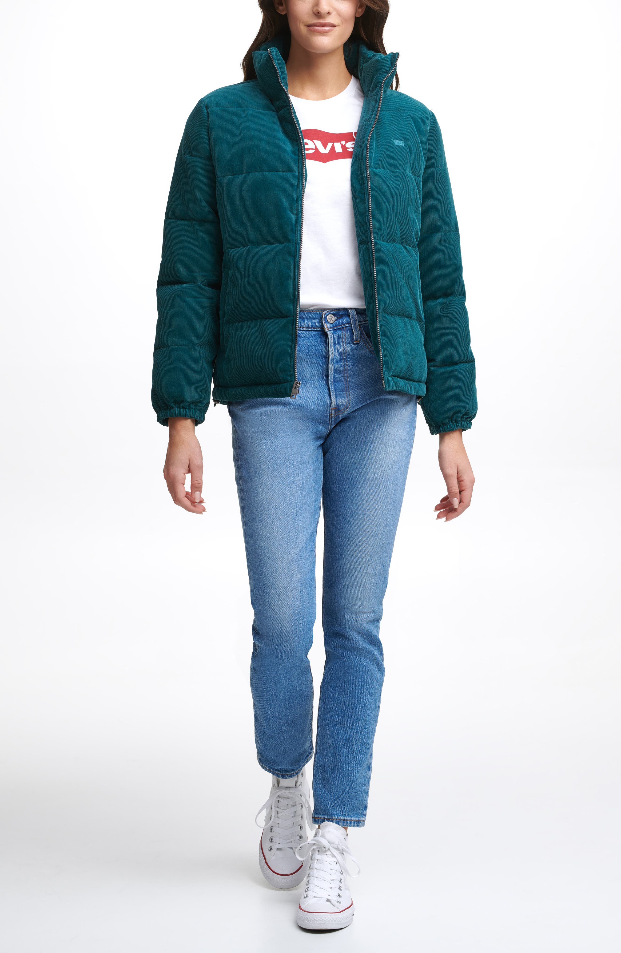 levis corduroy puffer jacket