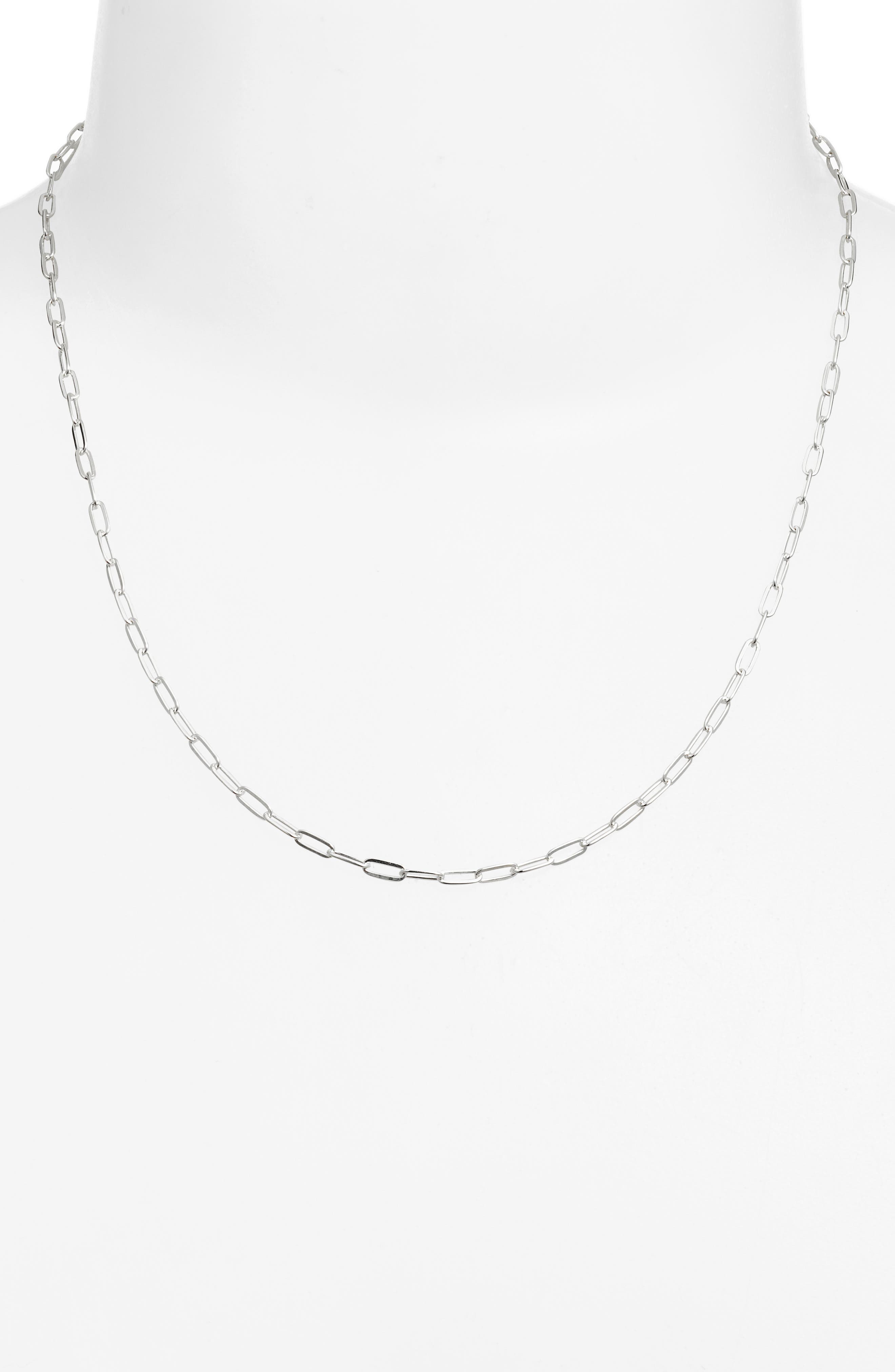 Nashelle Unity Paper Clip Chain Necklace Nordstrom