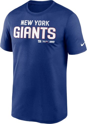 Nike Men's New York Giants 2023 Volt Black T-Shirt
