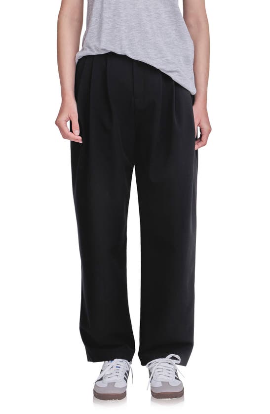 Grey Lab High Waist Balloon Trousers In Black