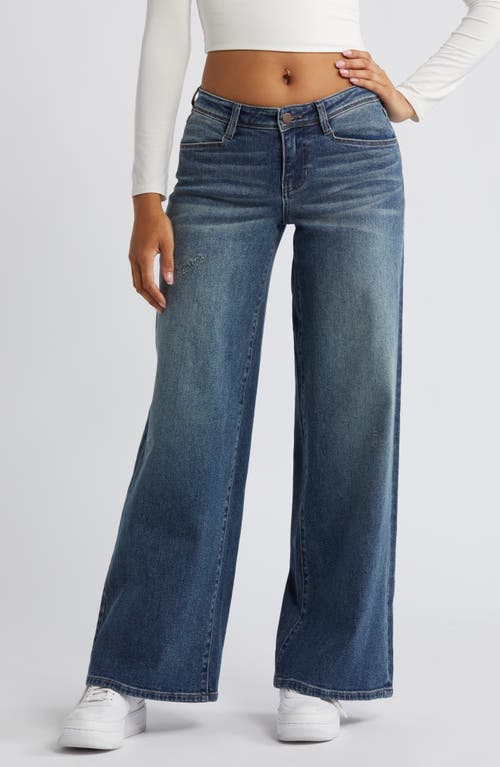 PTCL Low Rise Wide Leg Jeans Indigo at Nordstrom,