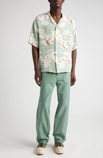 Kimono KENZO Camo' Hawaiian shirt, Men's