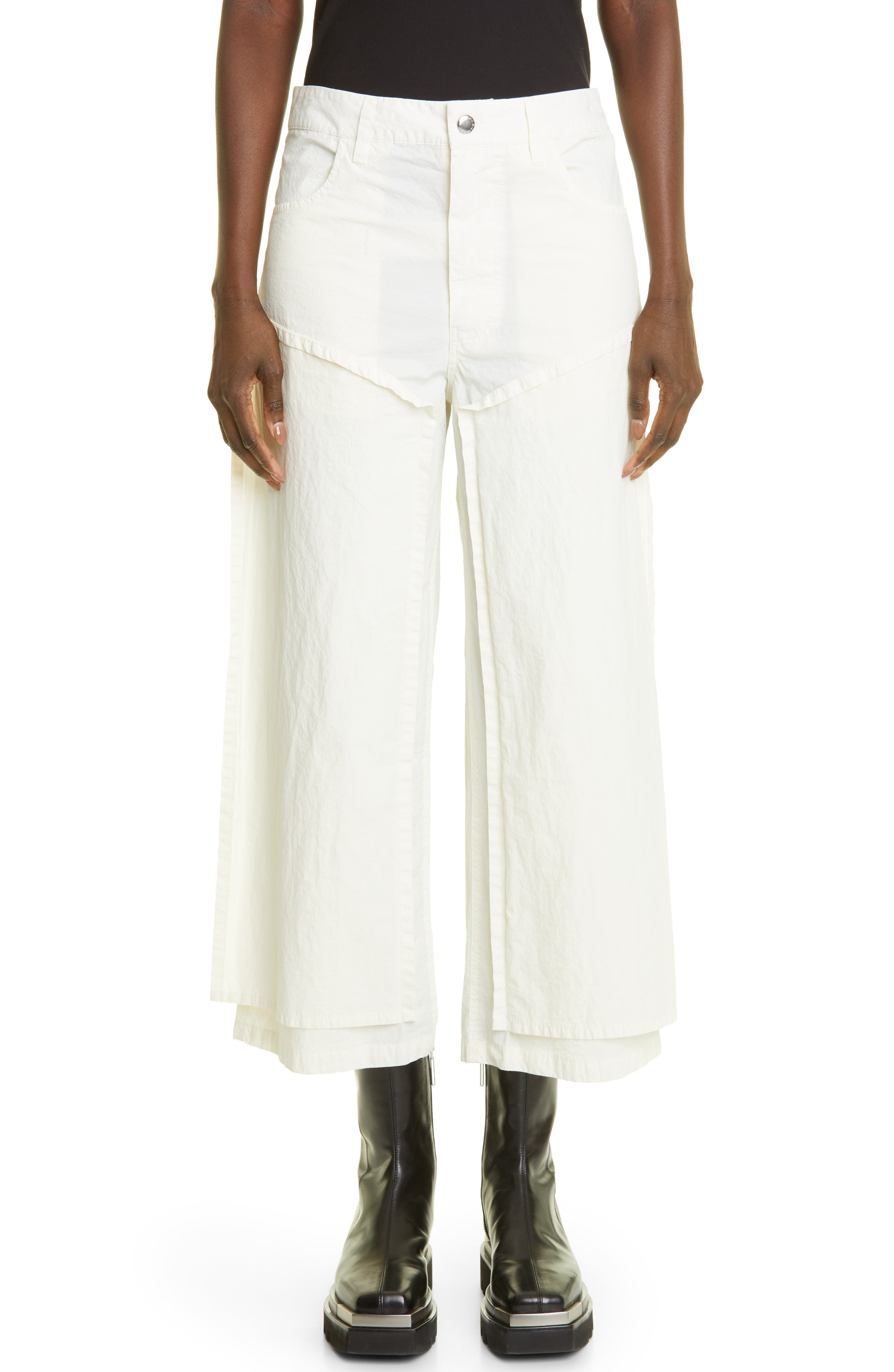 Eckhaus Latta Wide Leg Panel Pants 