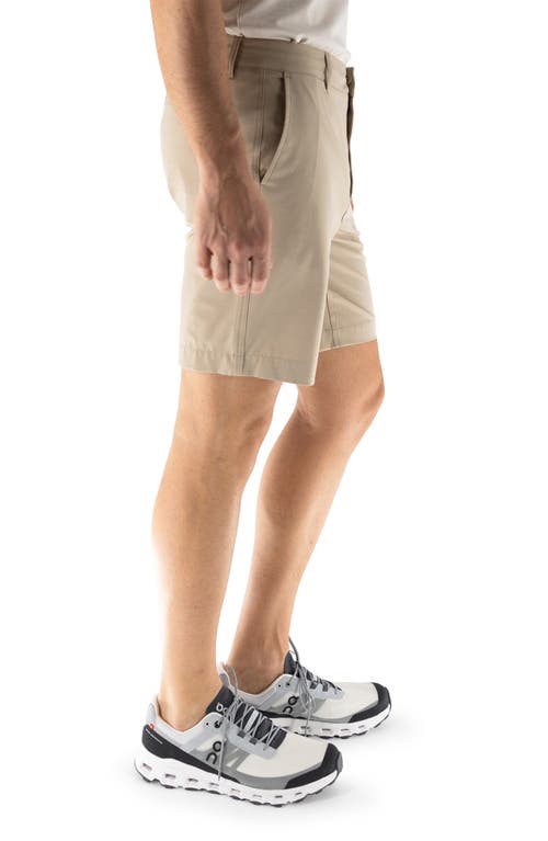 Devil-dog Dungarees 8" Hybrid Shorts In Light Beige/khaki