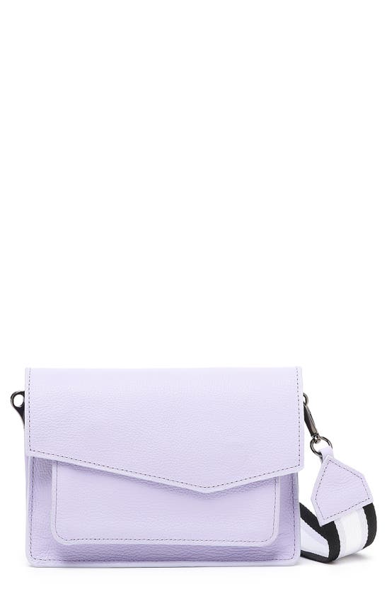 Botkier Cobble Hill Leather Crossbody Bag In Lavender