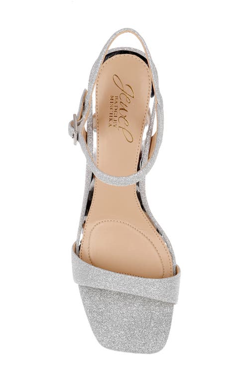 Jewel Badgley Mischka Rayla Ii Sandal In Silver