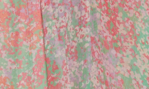 Joie Thana Short Sleeve Silk Top In Greenbriar Multi