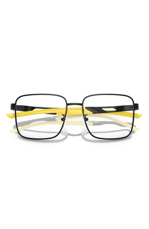 Scuderia Ferrari 54mm Square Optical Glasses In Black