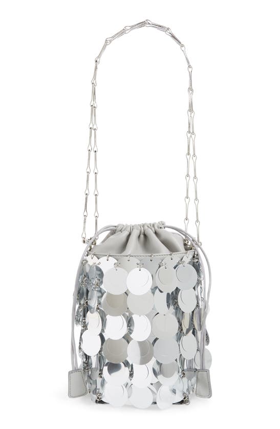 PACO RABANNE SPARKLE BUCKET BAG,20PSS0135PLX022