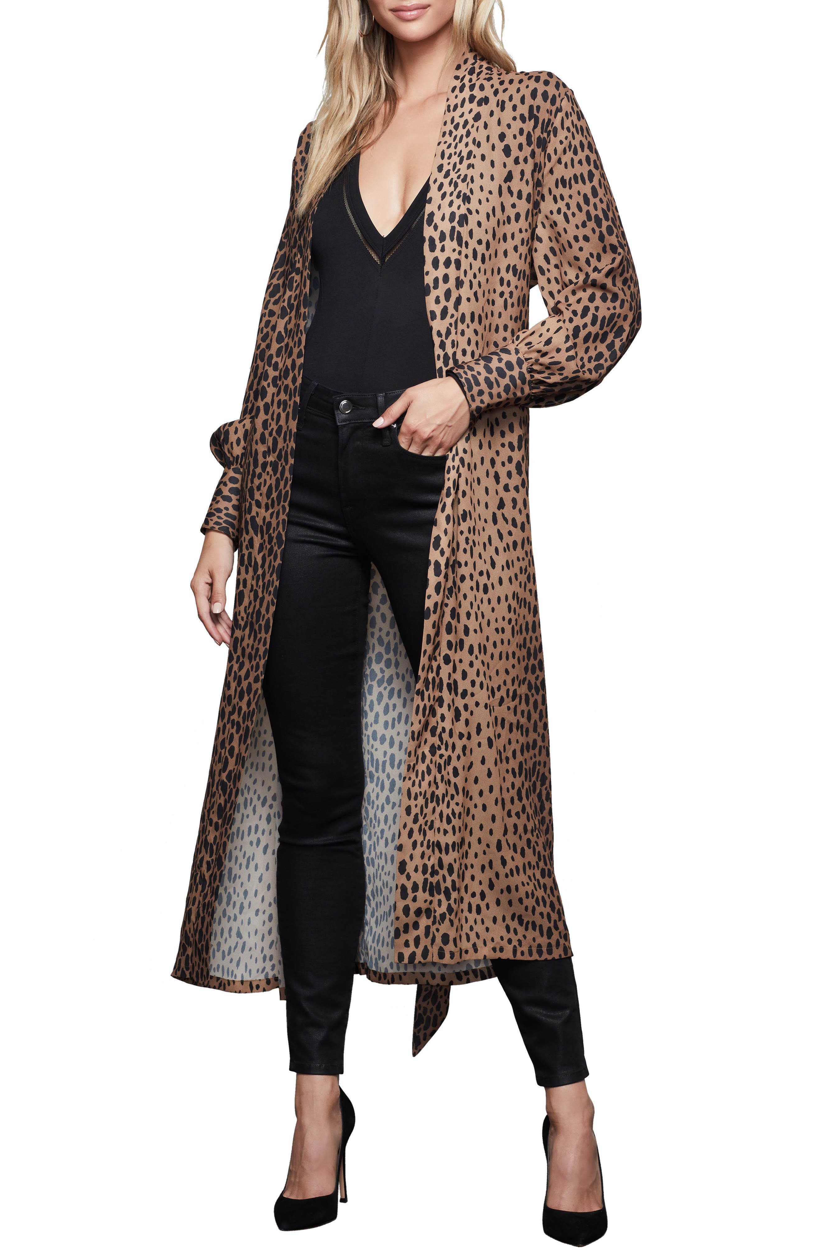 sheer duster cardigan