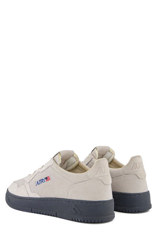 Shop Autry Medalist Low Sneaker In Mix/suede/white