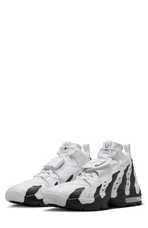 Nike Air Dt Max '96 "colorado Away" Sneakers In White/black/vegas Gold