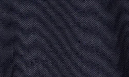 Shop Hugo Boss Boss Pye Camp Collar Cotton Polo In Dark Blue