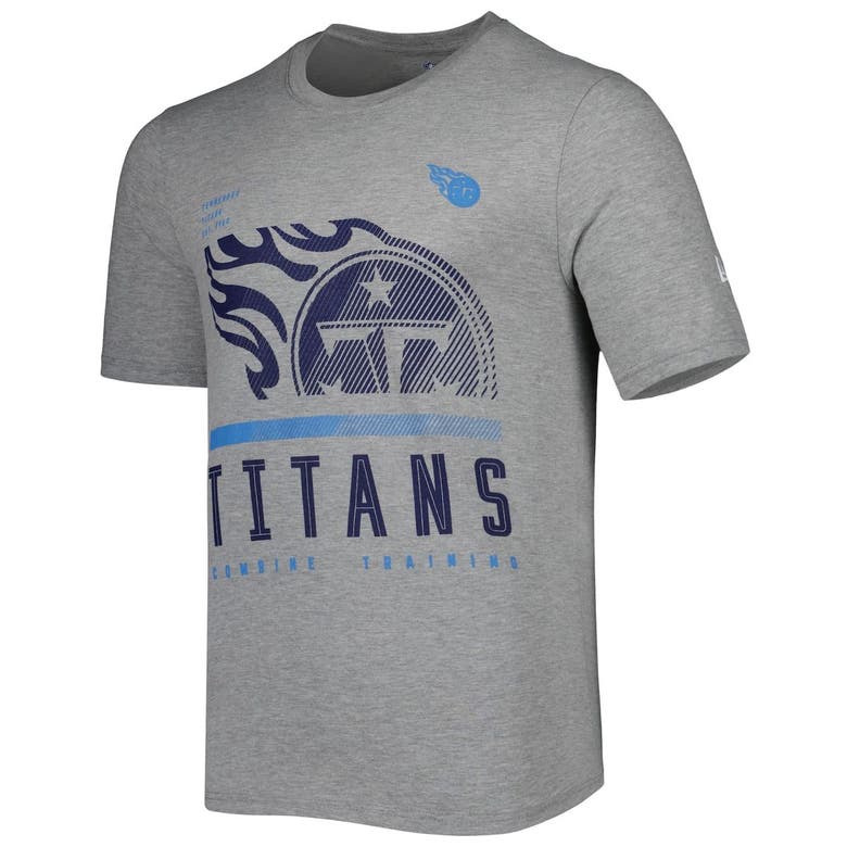 Men's New Era Heathered Gray Tennessee Titans Combine