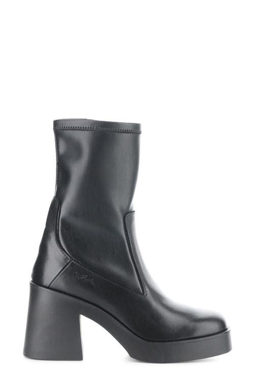 Shop Bos. & Co. Vivica Bootie In Black Feel/nappa Raid