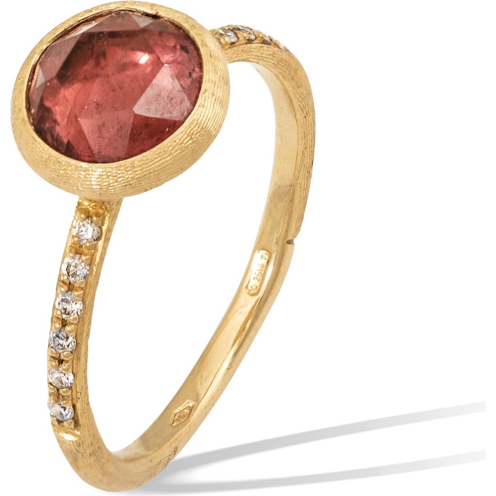 Marco Bicego Jaipur Color Tourmaline & Diamond Ring In Red