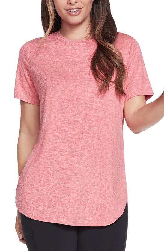 Skechers Godri Swift Tunic T-shirt In Red/ Pink