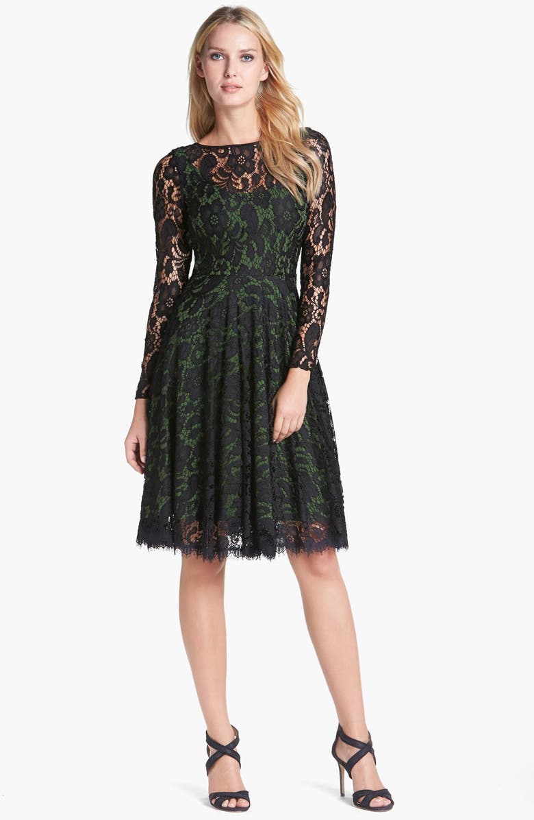 Isaac Mizrahi New York Lace Fit & Flare Dress | Nordstrom