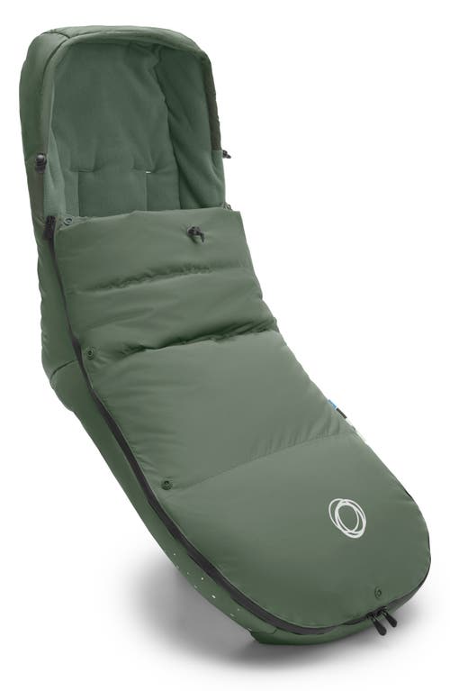 Bugaboo Water Repellent Down & Feather Stroller Footmuff in Pine Green at Nordstrom