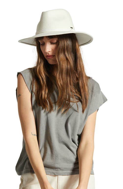 Brixton Joanna Packable Felted Wool In Off White