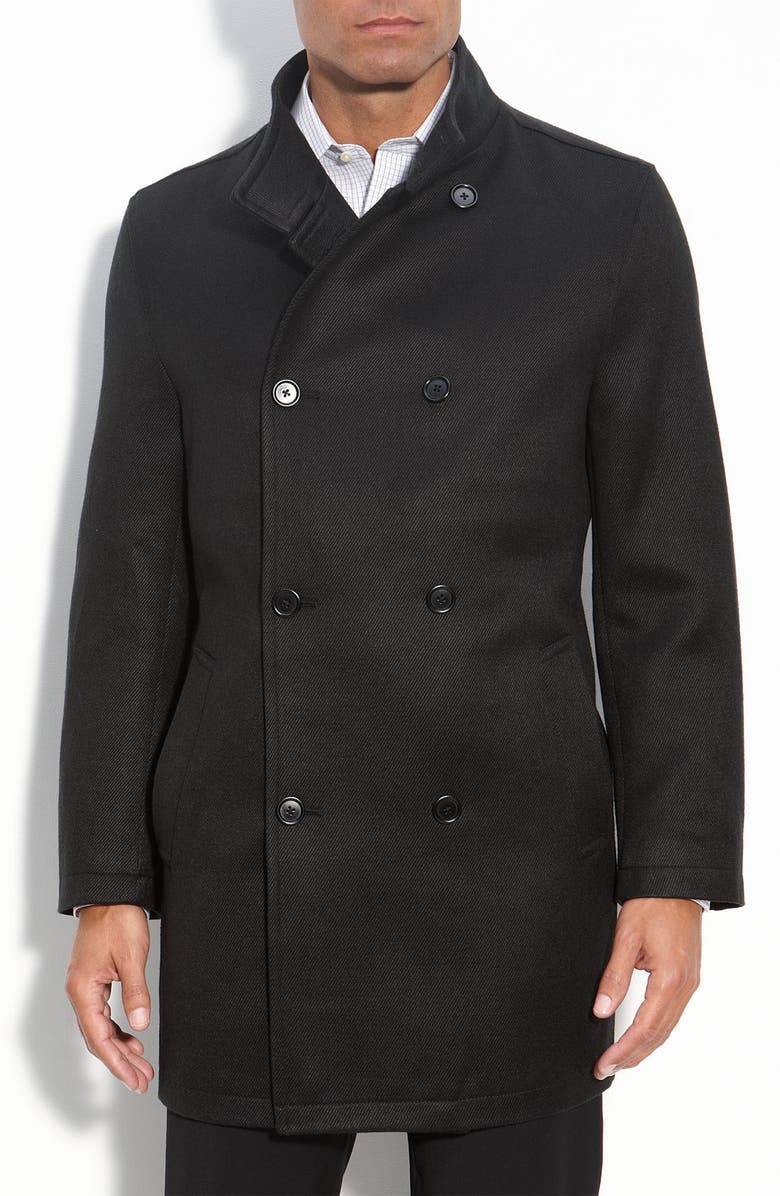 Cardinal of Canada Woolen Coats Modern Double Breasted Coat | Nordstrom