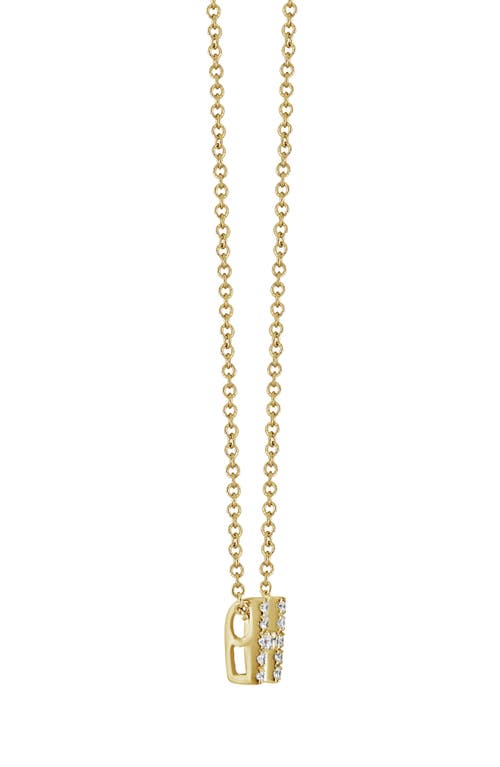 BONY LEVY BONY LEVY 18K GOLD PAVÉ DIAMOND INITIAL PENDANT NECKLACE