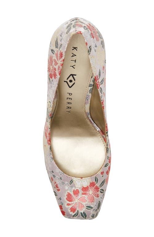 Shop Katy Perry The Square Pump In Chalk Multi