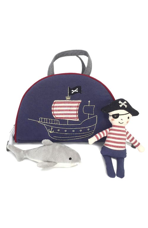 MON AMI Pirate Play Case & Doll Set in Blue at Nordstrom