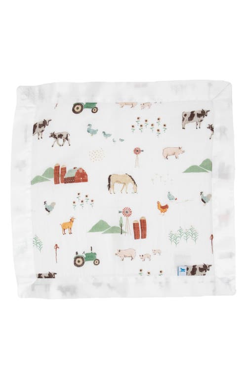 little unicorn 3-Pack Print Cotton Muslin Blankets in Farmyard at Nordstrom