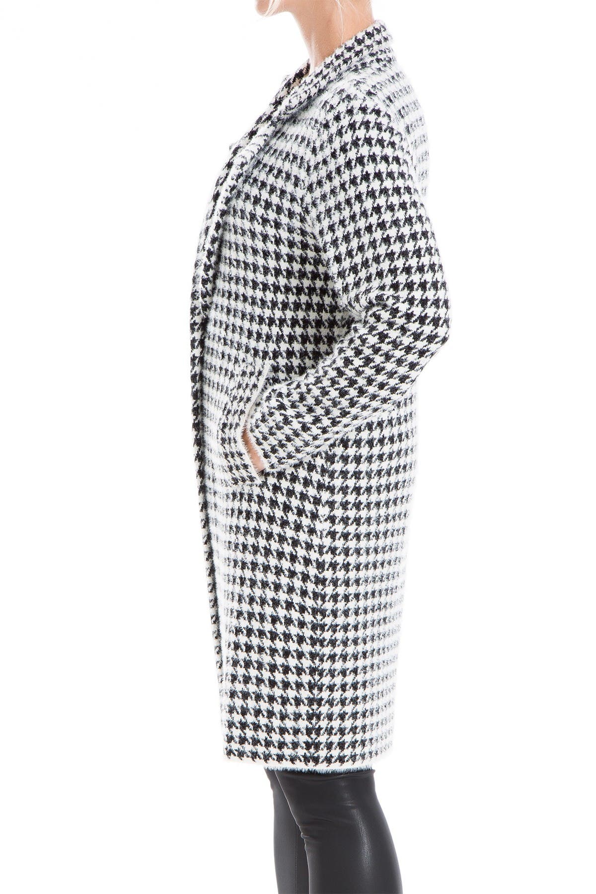 max studio houndstooth cardigan