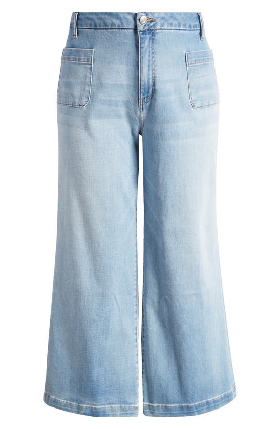 Shop Kut From The Kloth Meg Patch Pocket Wide Leg Jeans In Revealing