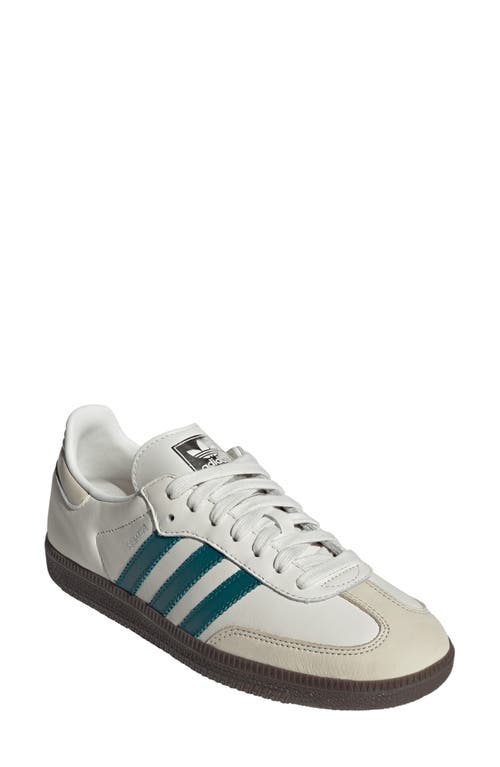 Shop Adidas Originals Adidas Samba Sneaker In Cloud/teal/wonder