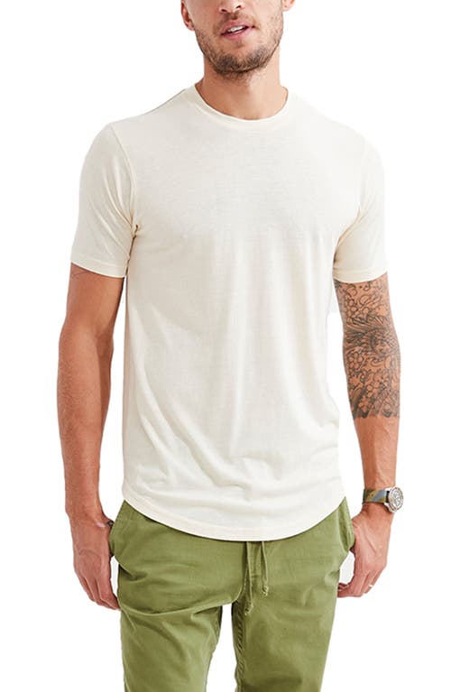 Triblend Scallop Crew T-Shirt in Seed