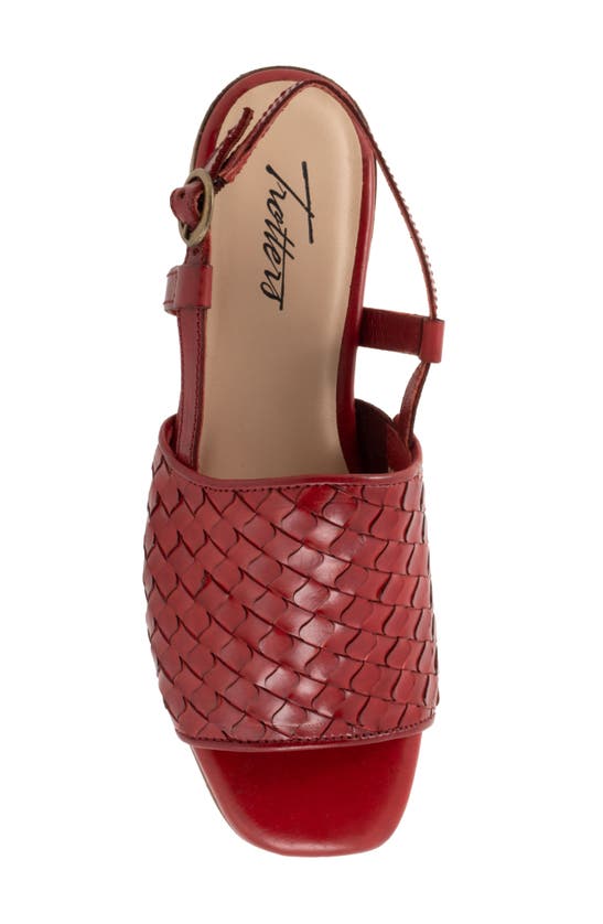 Trotters Nola Slingback Sandal In Red