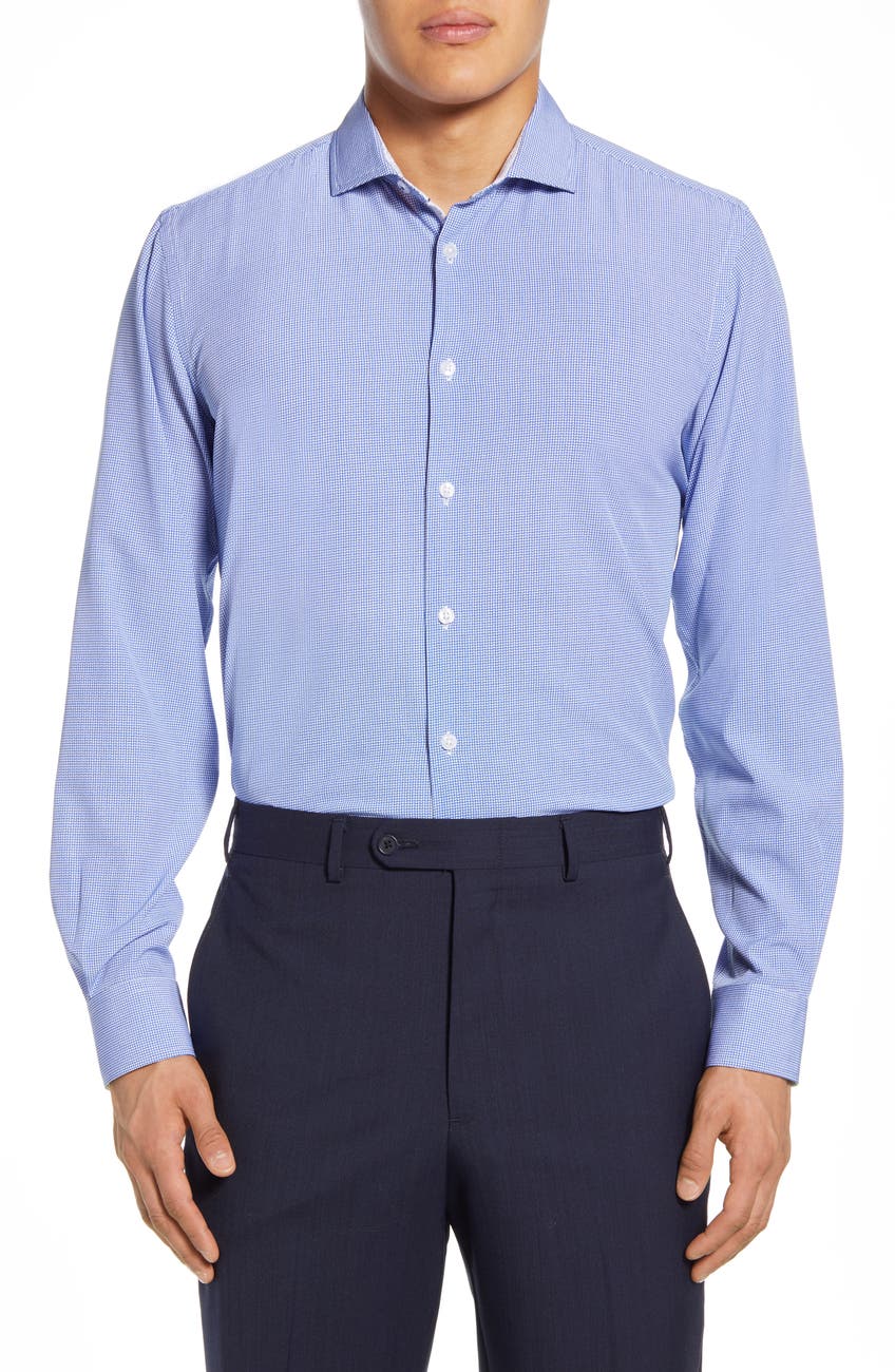 Report Collection | Square Print Modern Fit Dress Shirt | Nordstrom Rack