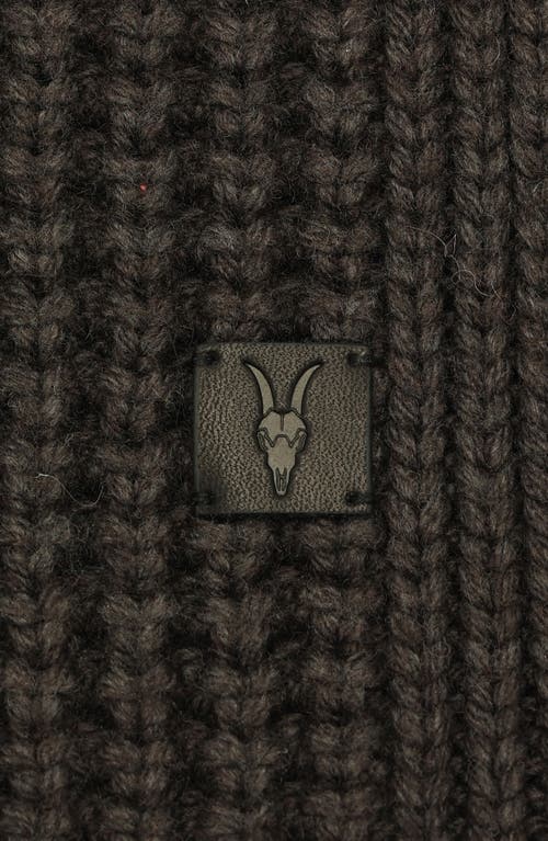 Shop Allsaints Thermal Knit Scarf In Carter Grey